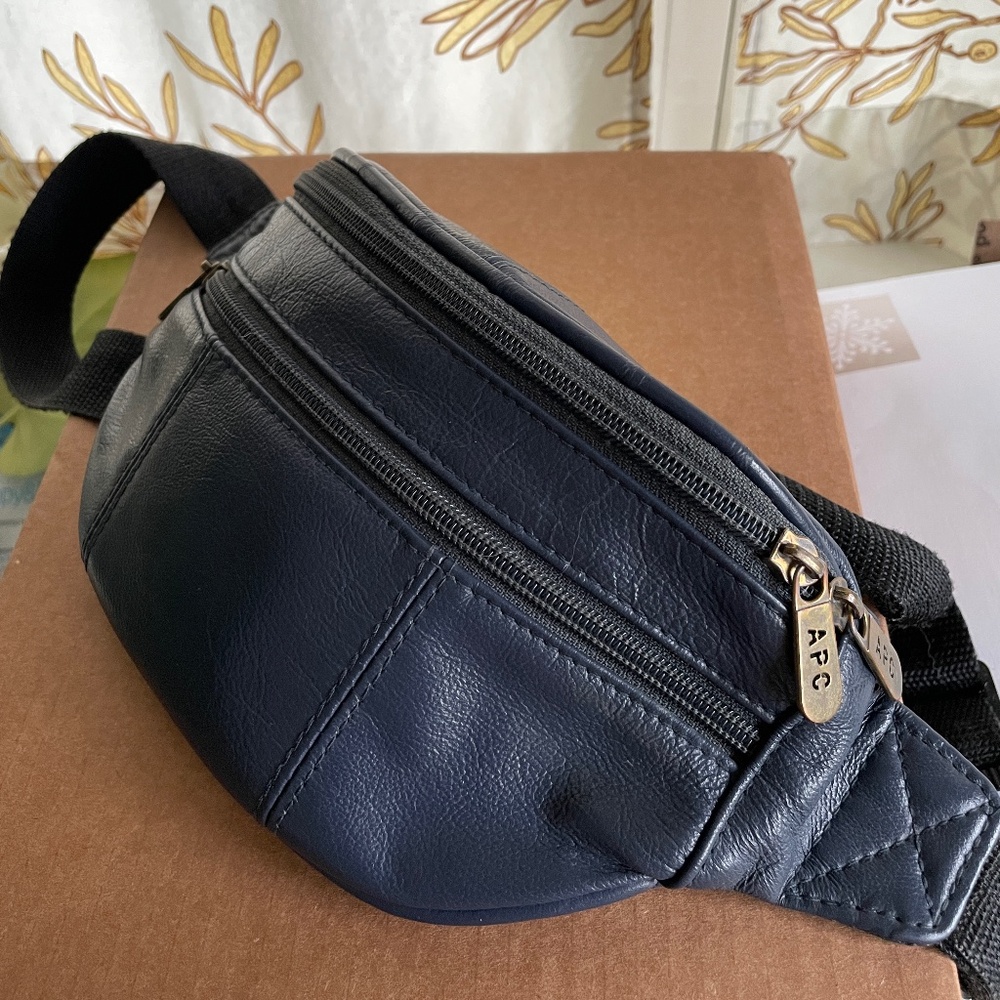 A.P.C. Leather Fanny Pack